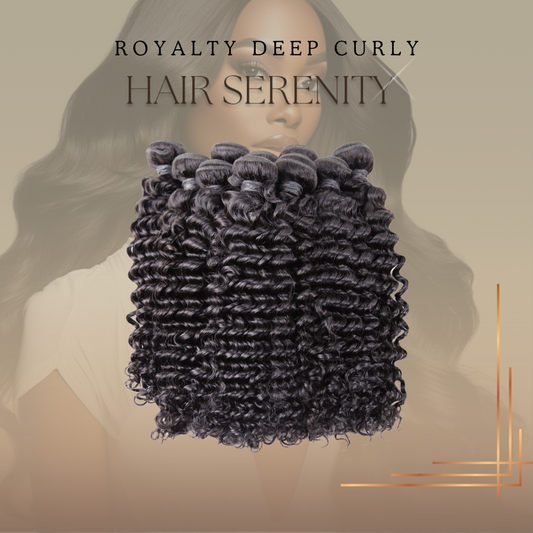 Virgin Naturally Deep Curly Bundles by LuxeHairSerenity – Luxurious 100% virgin hair bundles featuring beautifully defined curls for a natural look.