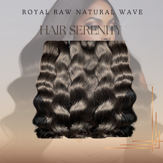 LuxeHairSerenity Raw Natural Wave Hair – Thick, full, and natural-looking hair extensions for versatile styling