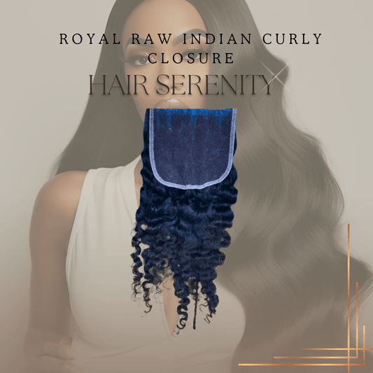 Luxehair Serenity Raw Indian Curly Closure - Voluminous & Natural - Luxehairserenity